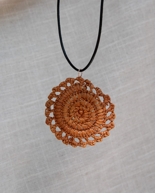 Pandanus Necklace by Lynne Nadjowh