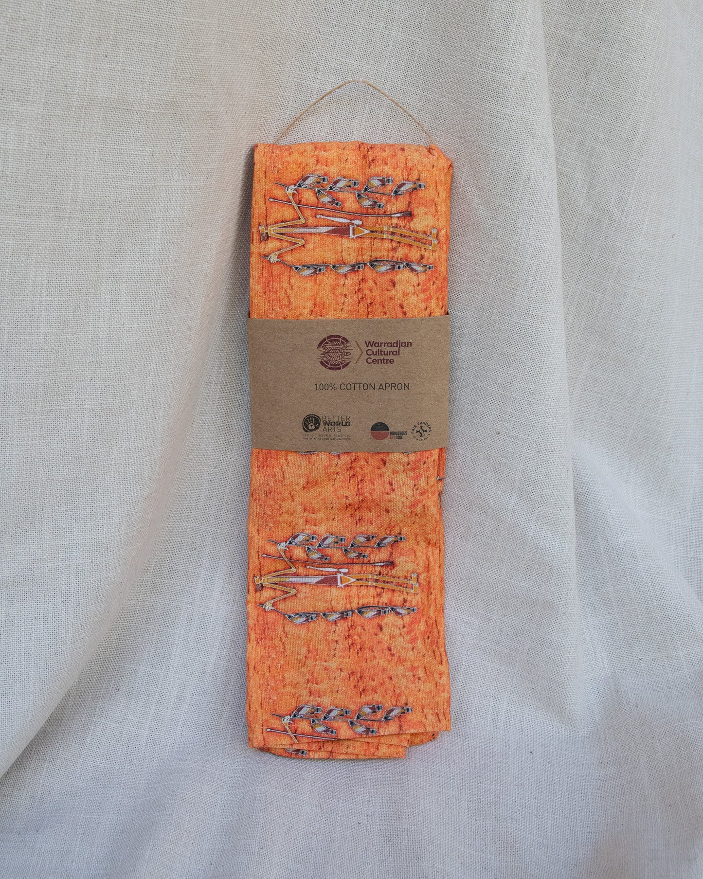 Cotton Apron, Djignook (The Fisherman Spirit) by Lennie Murabura