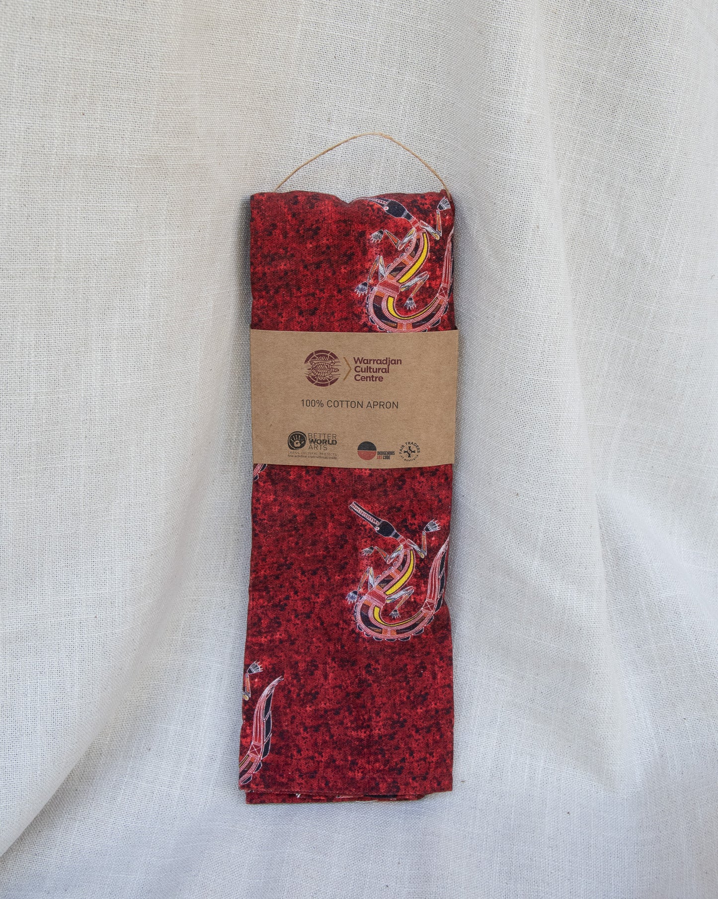 Cotton Apron with Ginga (Crocodile)