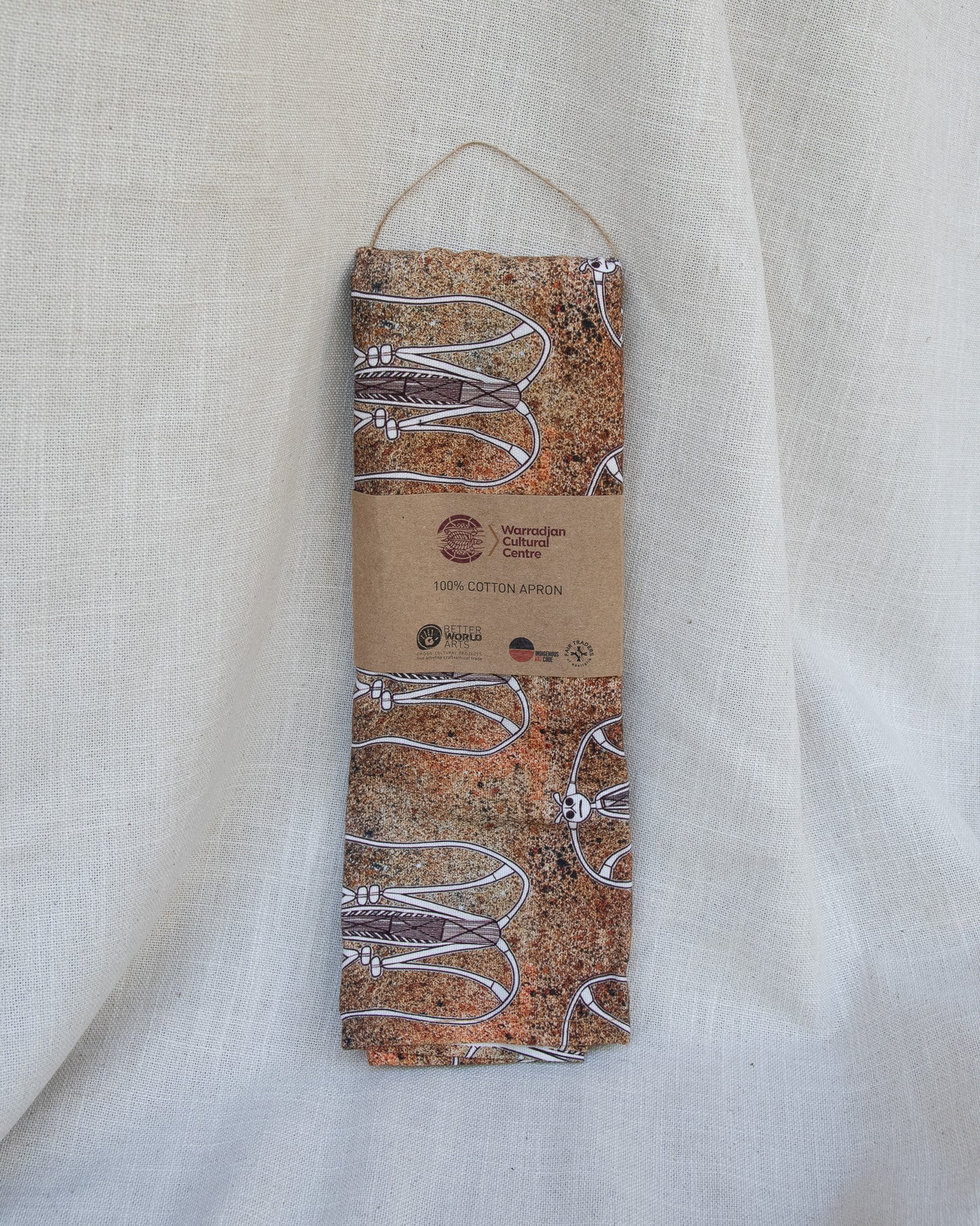 Cotton Apron, Lightning Man by David Cameron