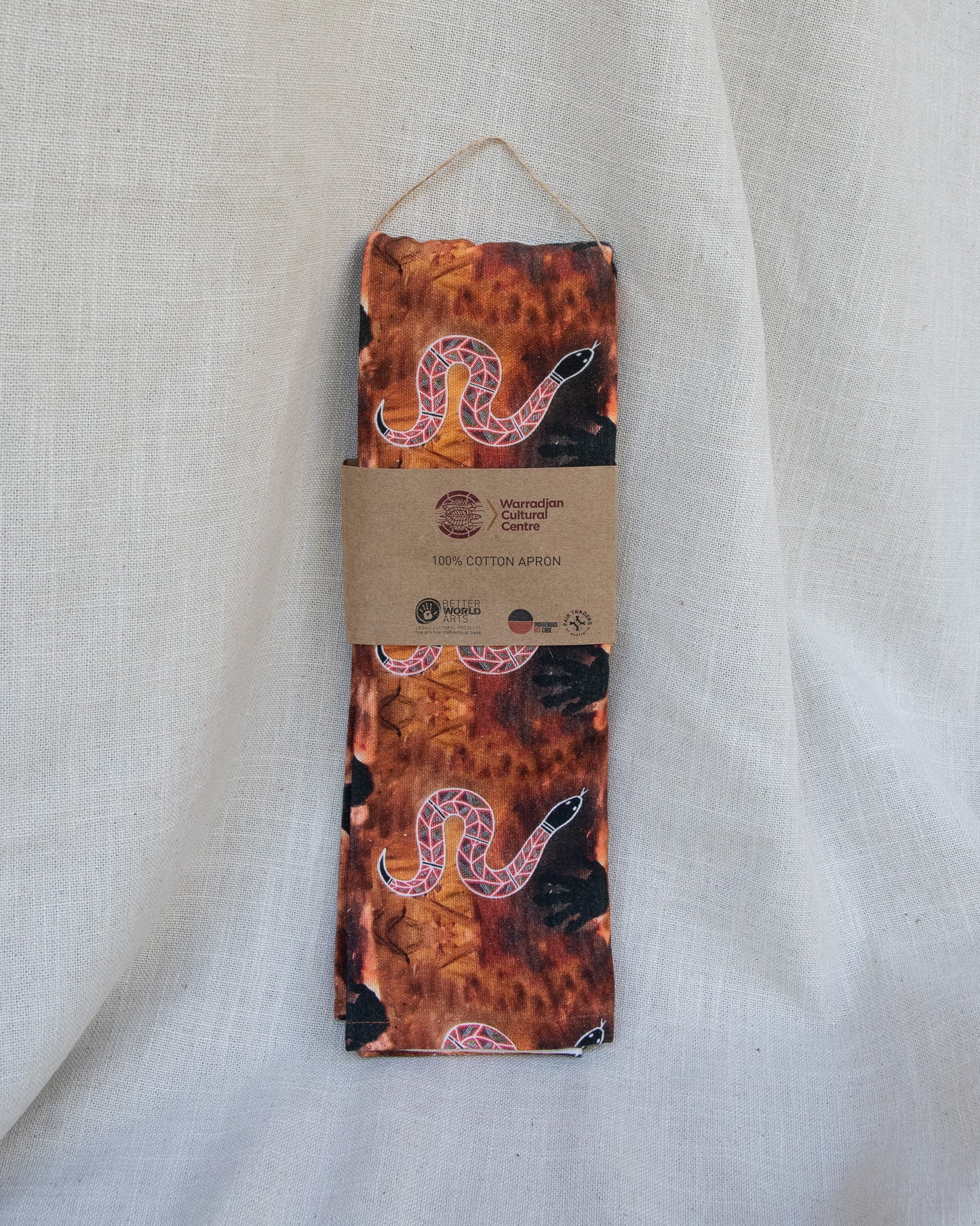 Cotton Apron, Snake by Jaqueline Cahill