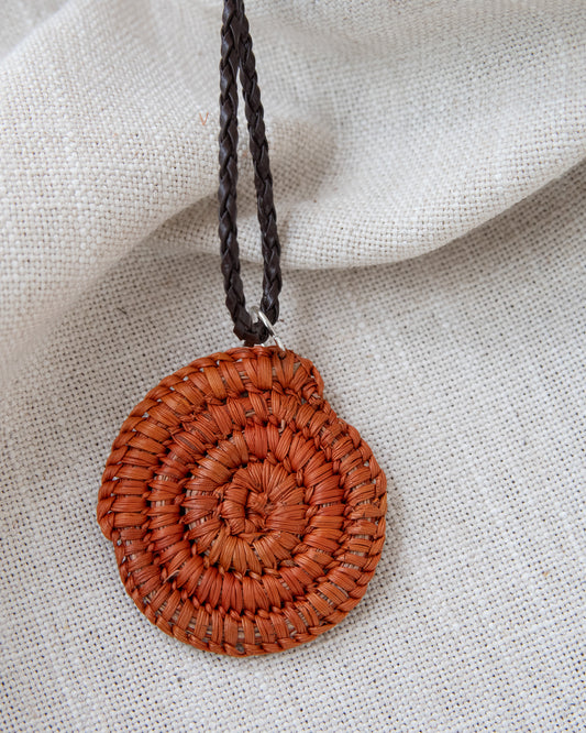 Pandanus Necklace by Lynne Nadjowh