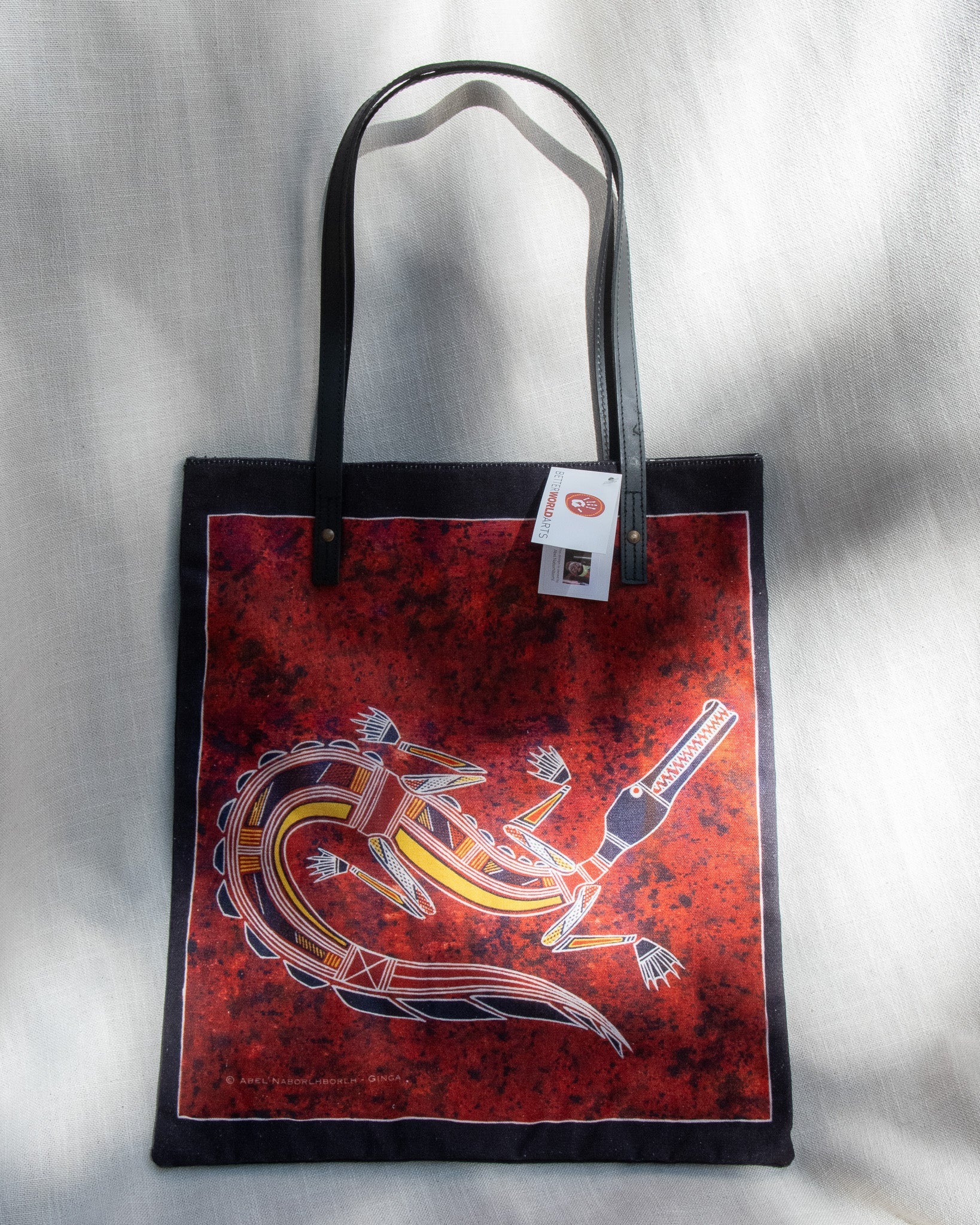Kakadu Collection Tote Bag - Ginga by Abel Naborhlborhl front
