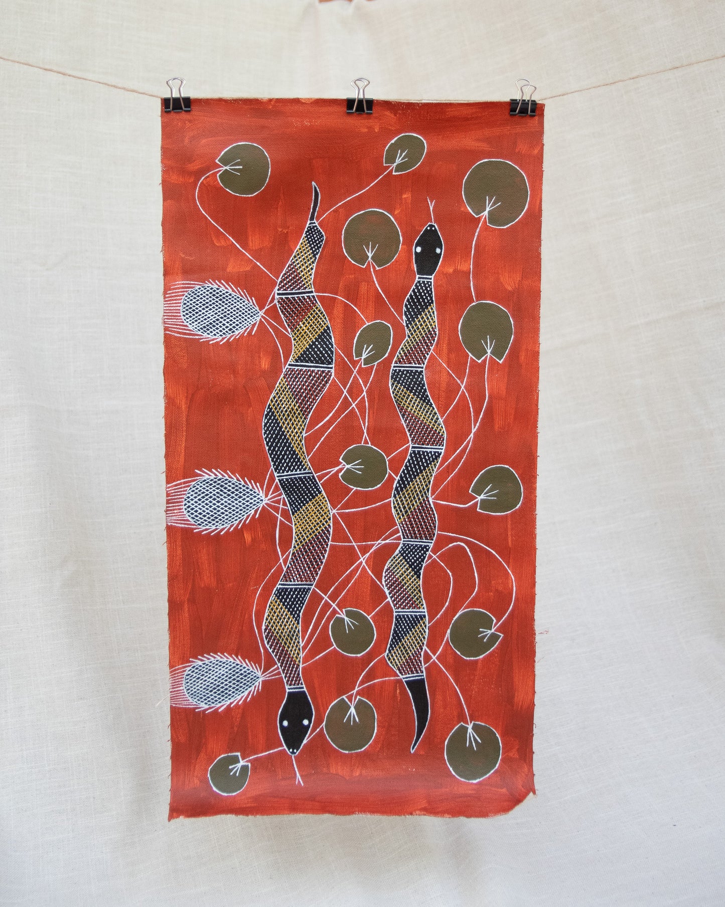 File snake & water python by Sylvia Badari