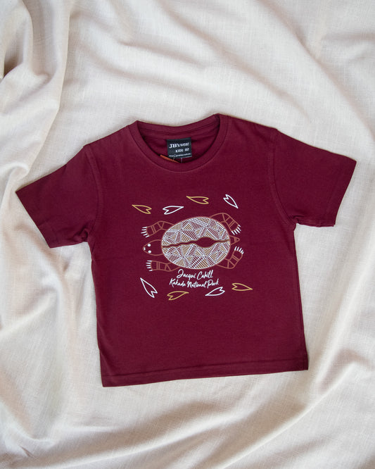 Kids Warradjan (pig-nosed turtle) T-Shirt