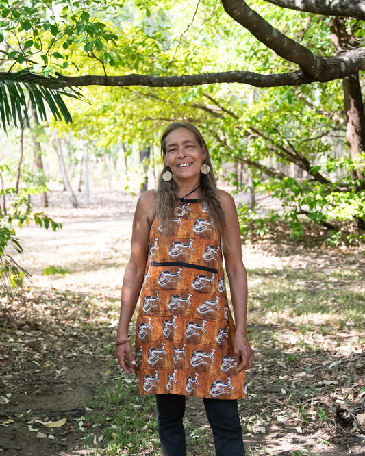 Cotton Apron, Roo by Abel Naborhlborhl