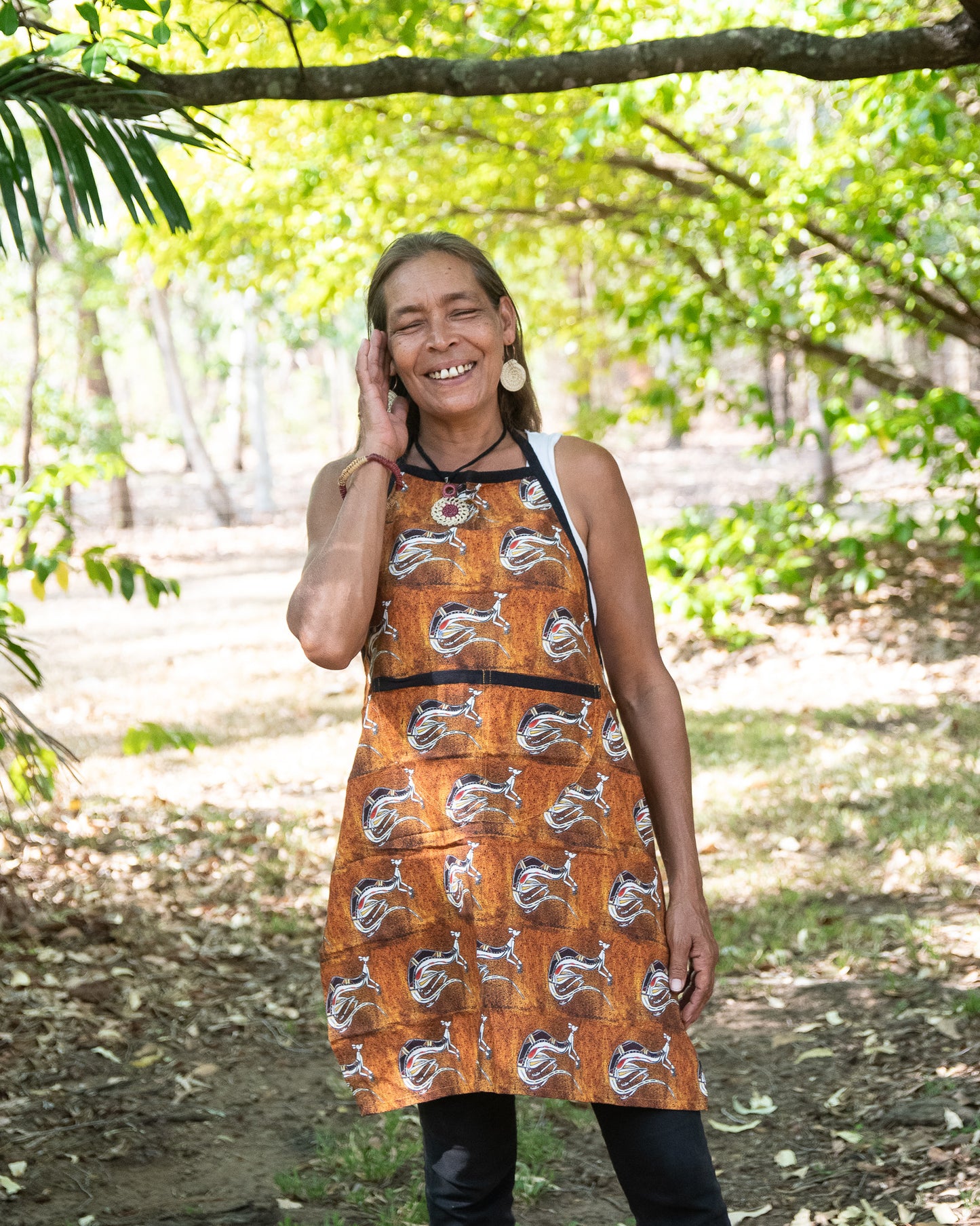 Cotton Apron, Roo by Abel Naborhlborhl