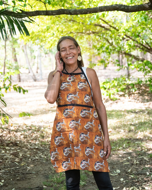 Cotton Apron, Roo by Abel Naborhlborhl