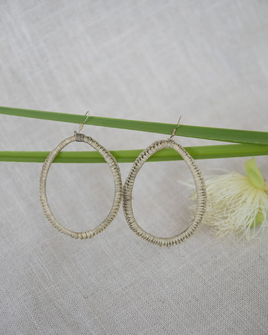Woven Earrings by Gwenyth Manakgu