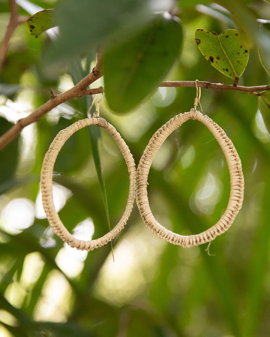 Woven Earrings by Gwenyth Manakgu