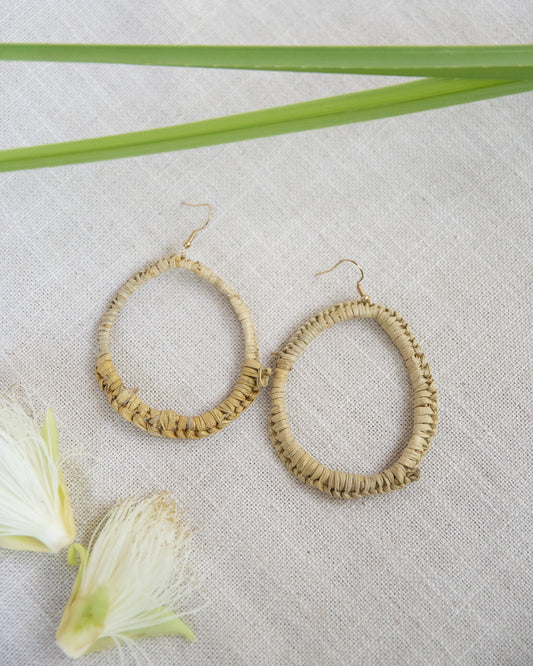 Woven Earrings by Gwenyth Manakgu