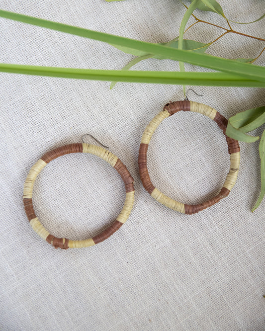 Woven Earrings by Gwenyth Manakgu