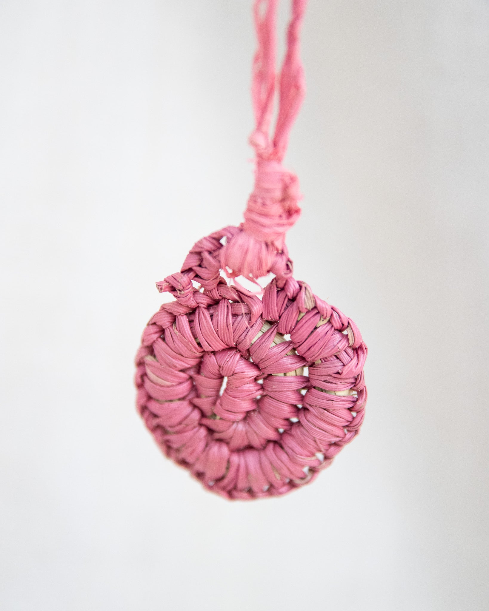 Aboriginal woven kids necklace