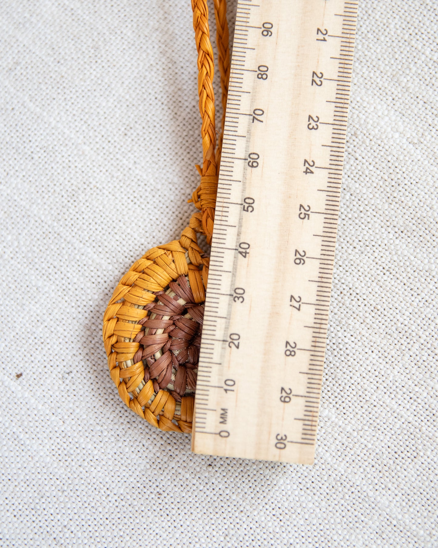 Woven womens necklace aboriginal weaving