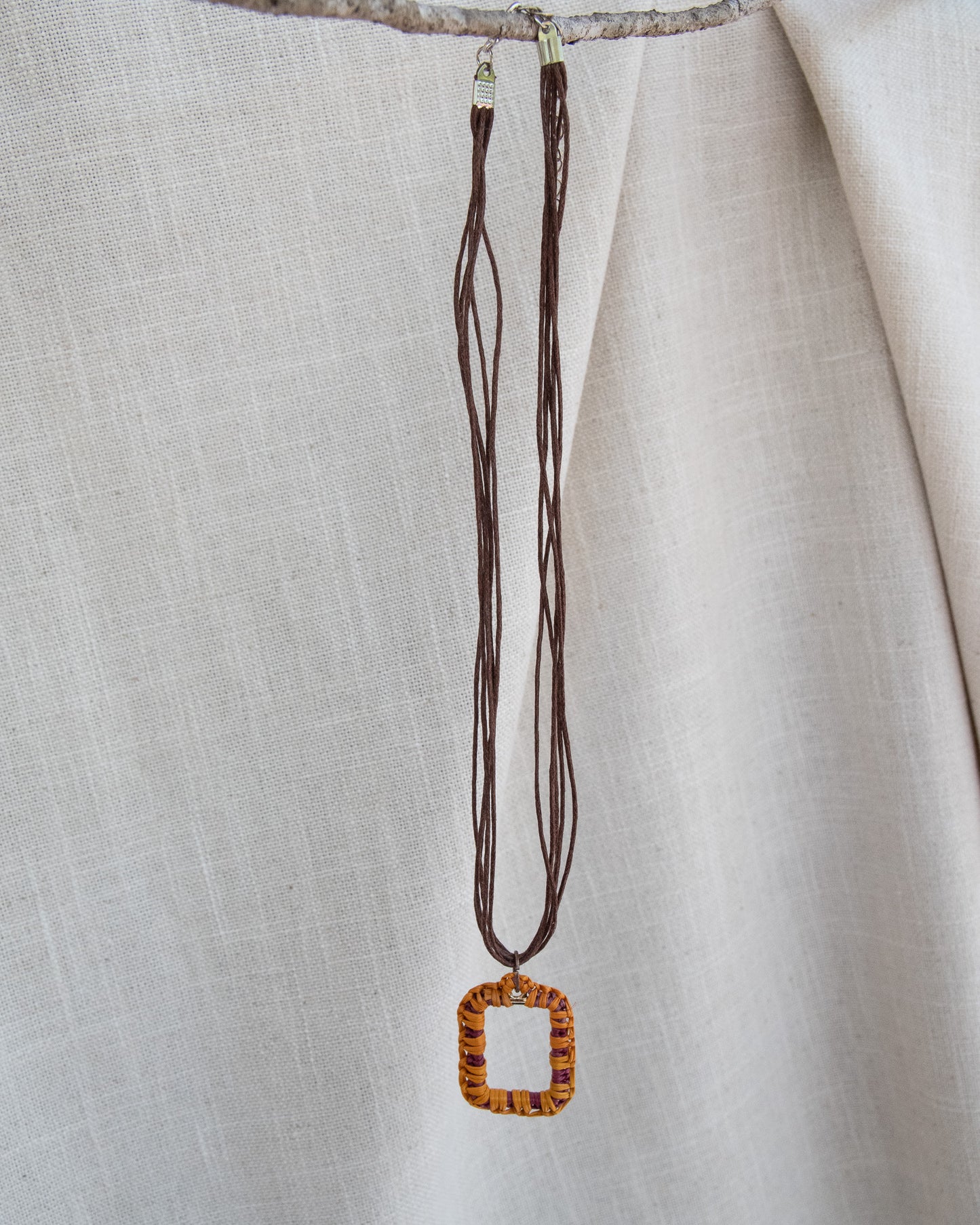 Pandanus Necklace by Elonda Nadjow