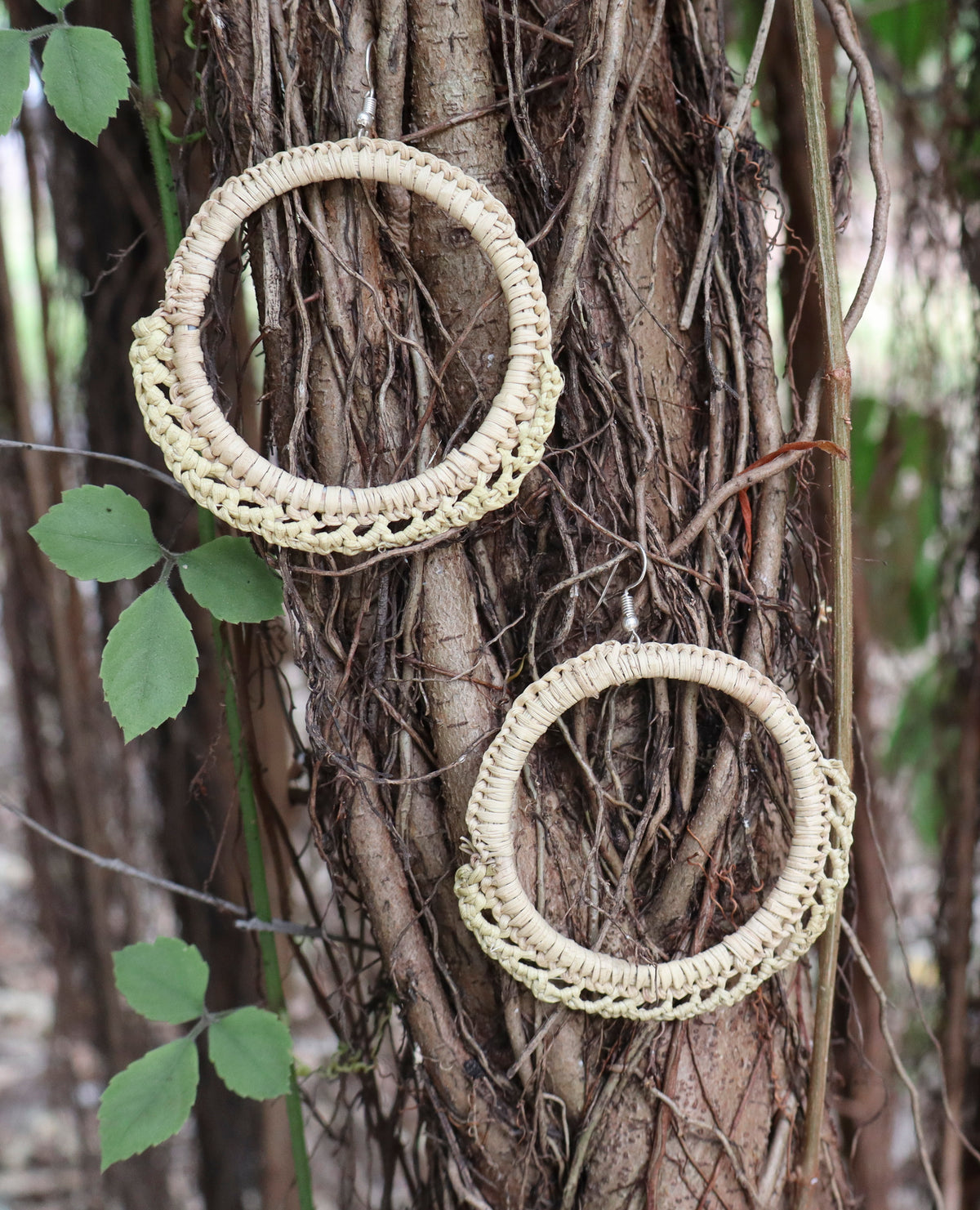 Woven Earrings by Freida Pettersson
