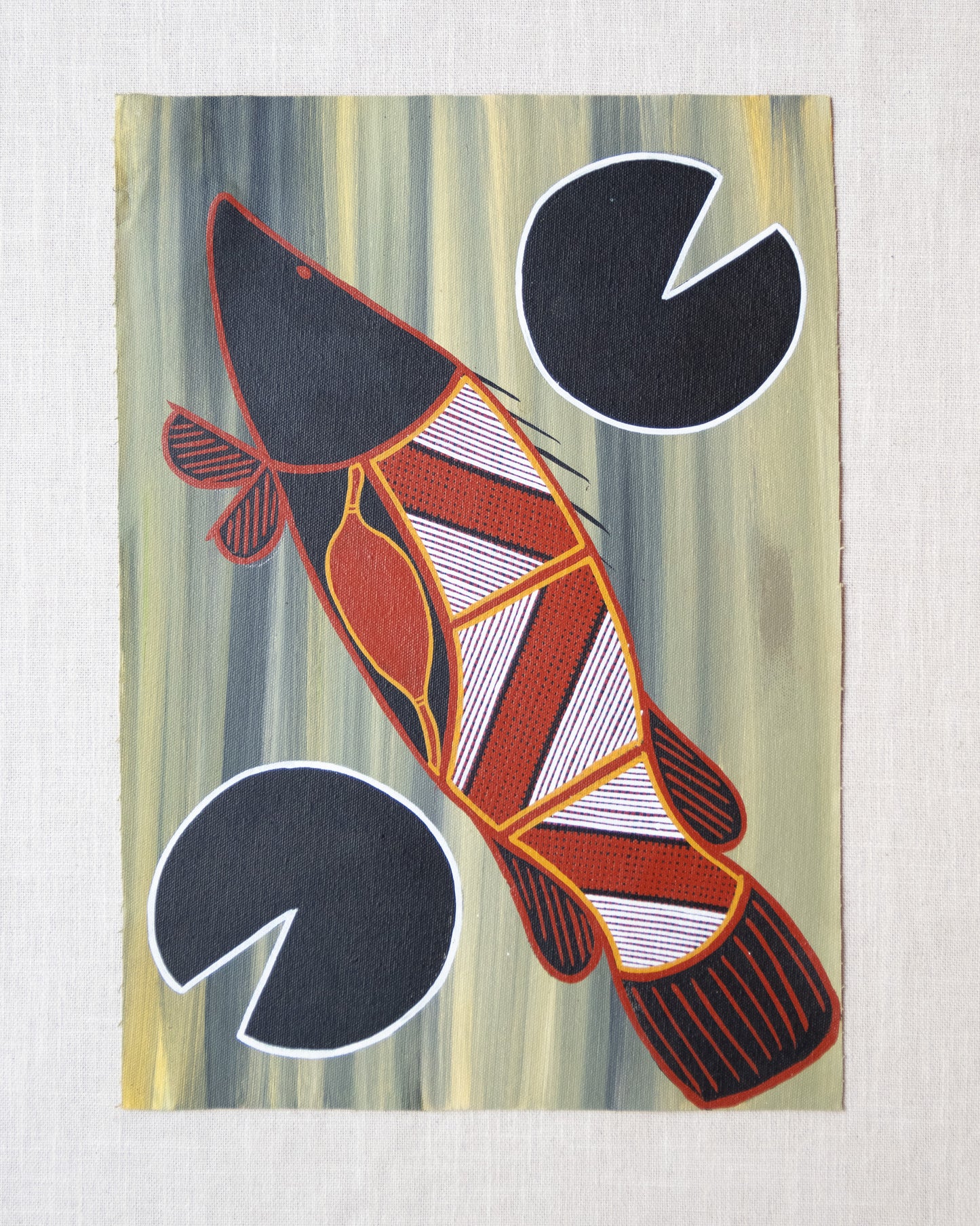 Karl Haala local Kakadu Artist featuring barramundi