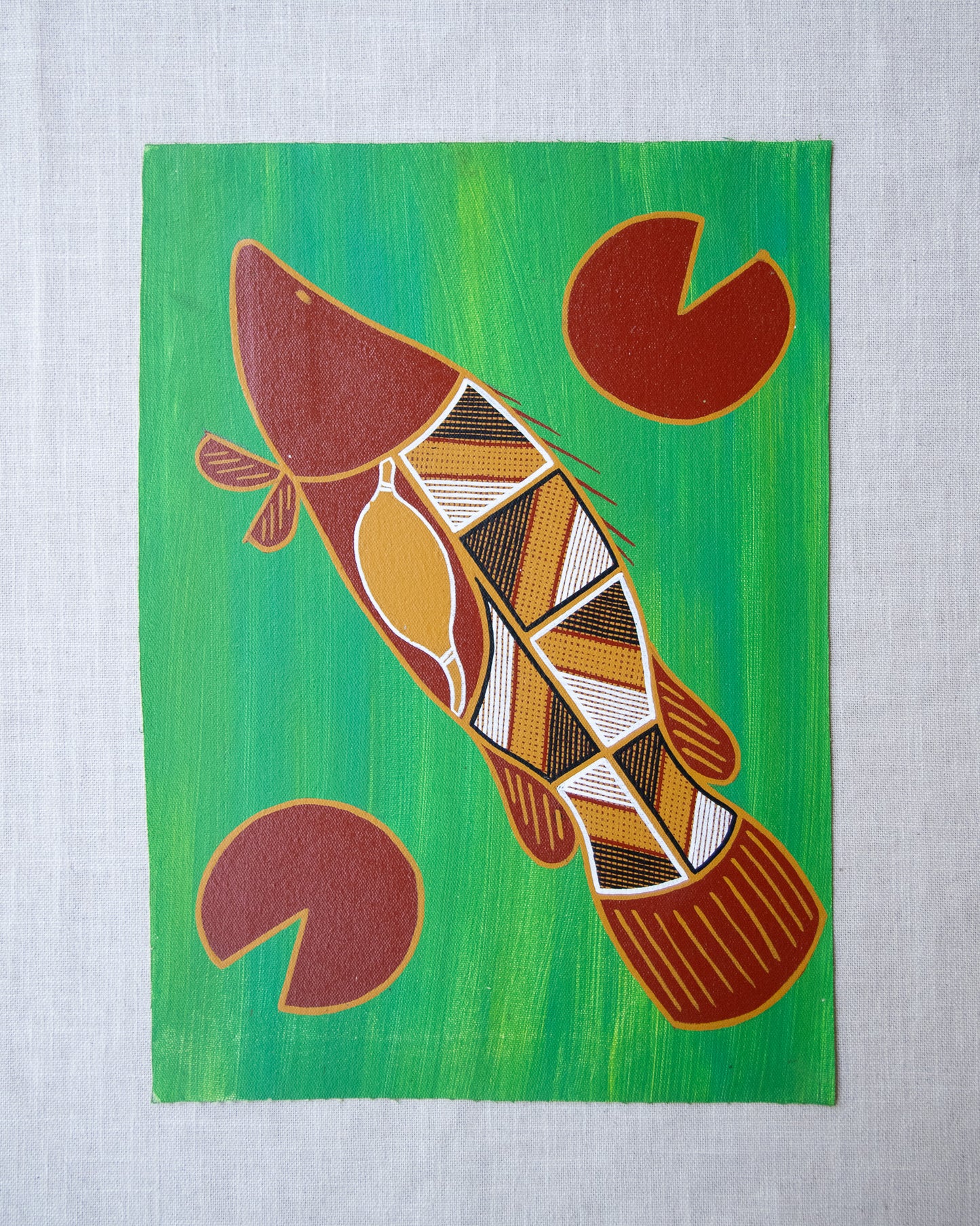 Barramundi aboriginal artwork by Karl Haala