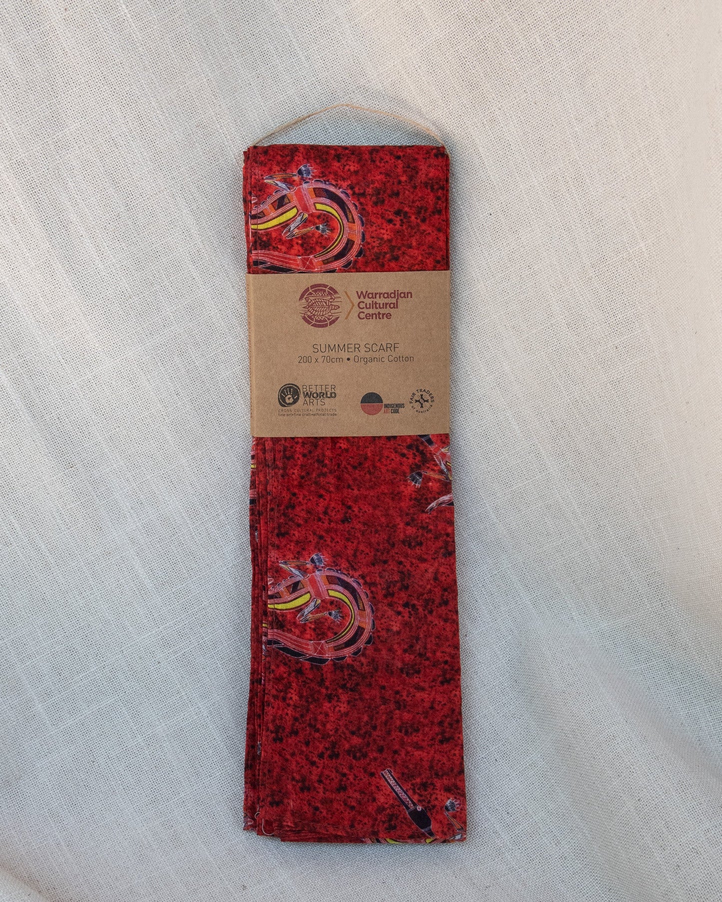 Organic Cotton Summer Scarf - Ginga by Abel Naborhlborhl