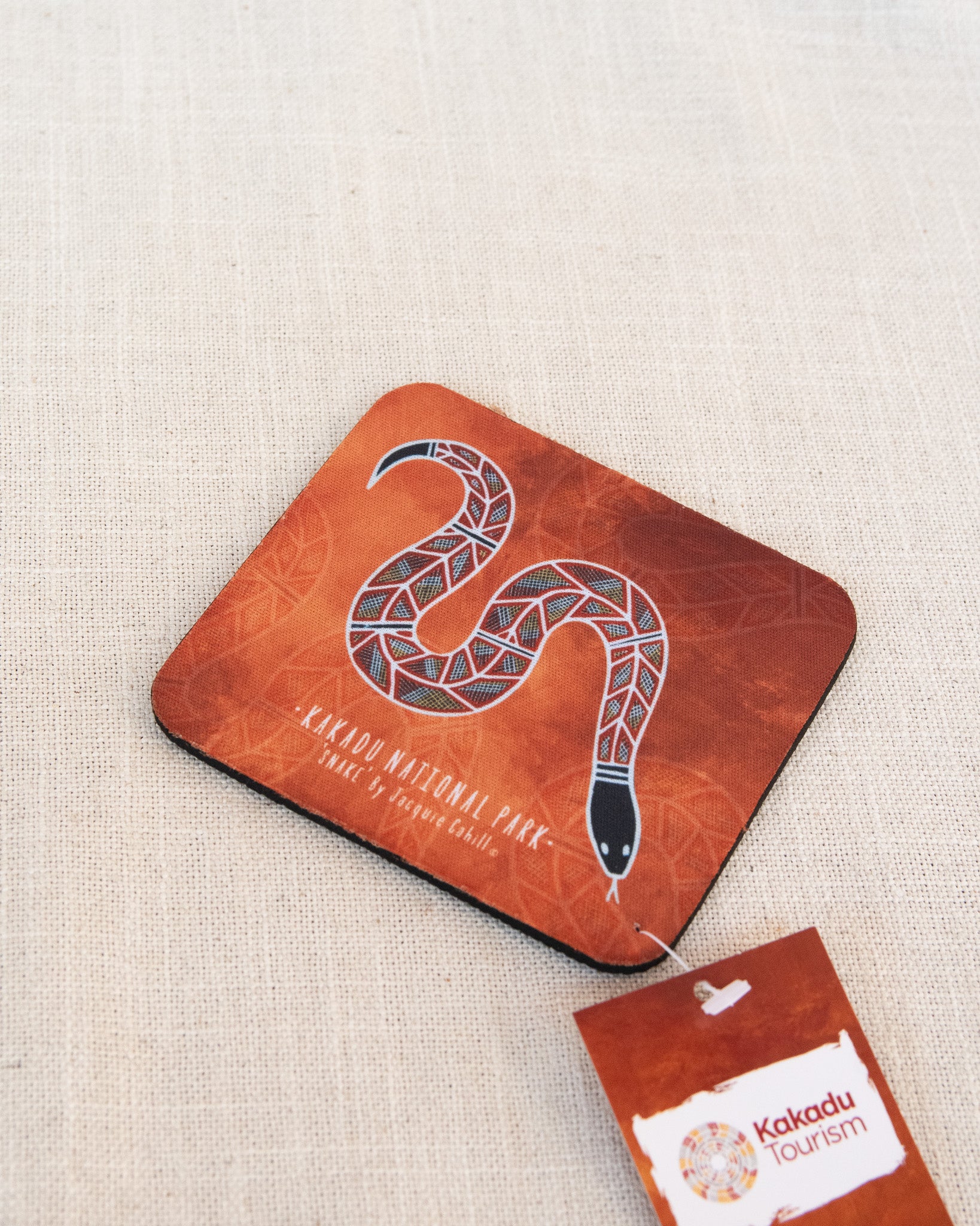 Kakadu Collection Drink Coasters with Snake