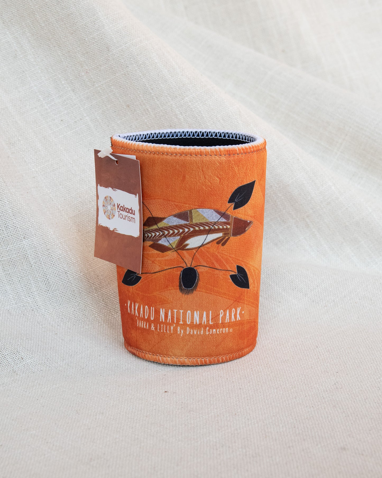 Kakadu Collection Stubby Holder - barra and lily
