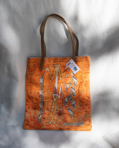 Kakadu Collection Tote Bag - Djignook by Lennie Murabura - front