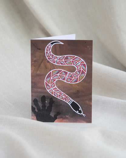 Kakadu Collection Greeting Cards snake