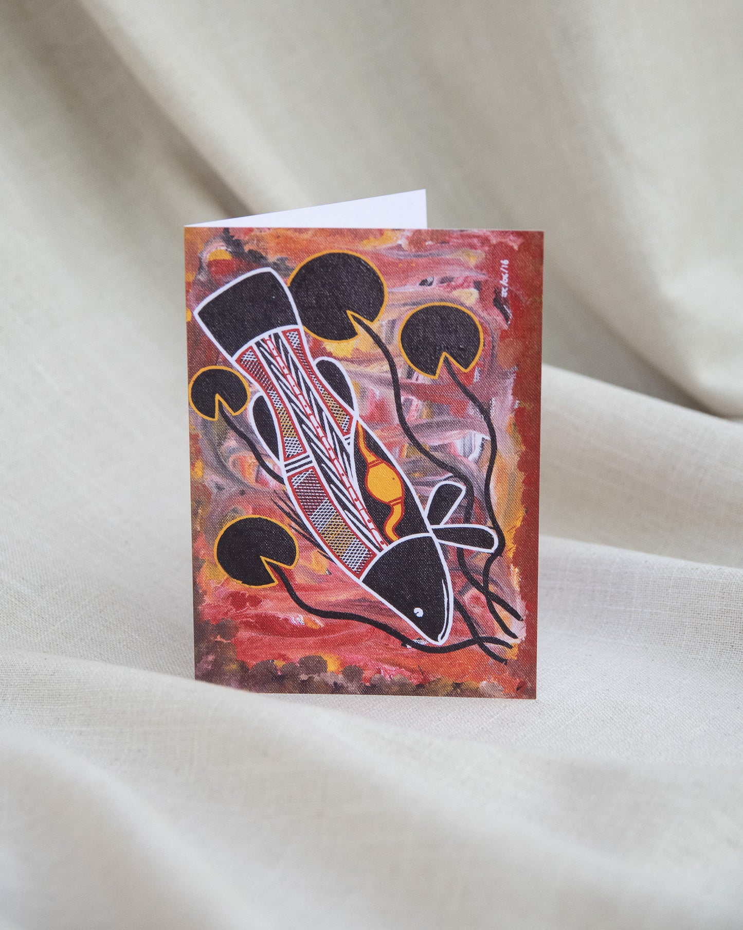 Kakadu Collection Greeting Cards with barra