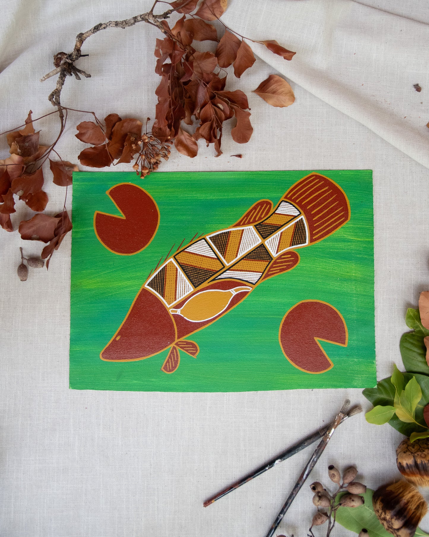 Shop Aboriginal Art featuring Barramundi Kakadu
