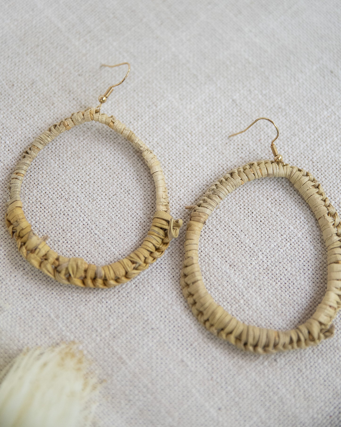 Woven Earrings by Gwenyth Manakgu