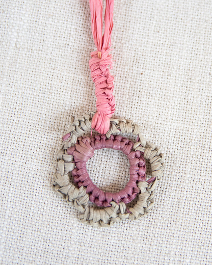 Womens woven necklace