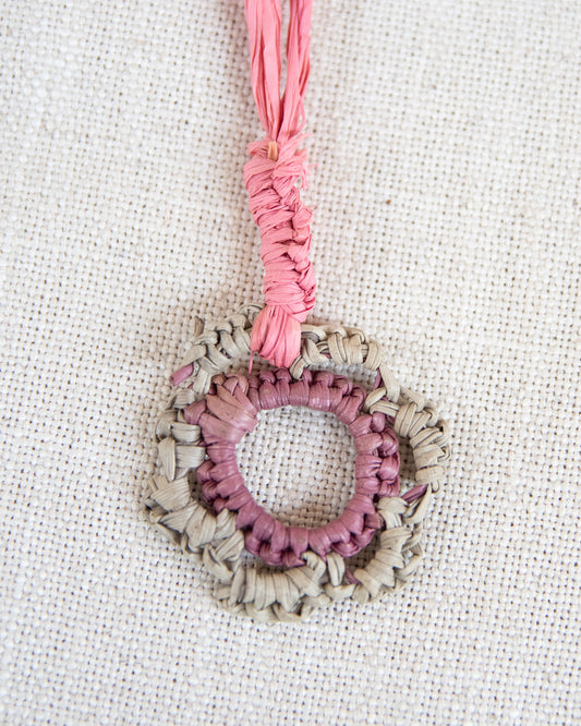 Womens woven necklace