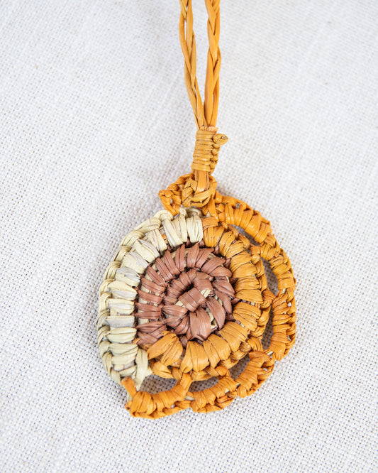 Womens woven necklace by aboriginal artist