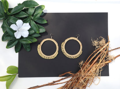 Woven Earrings by Freida Pettersson