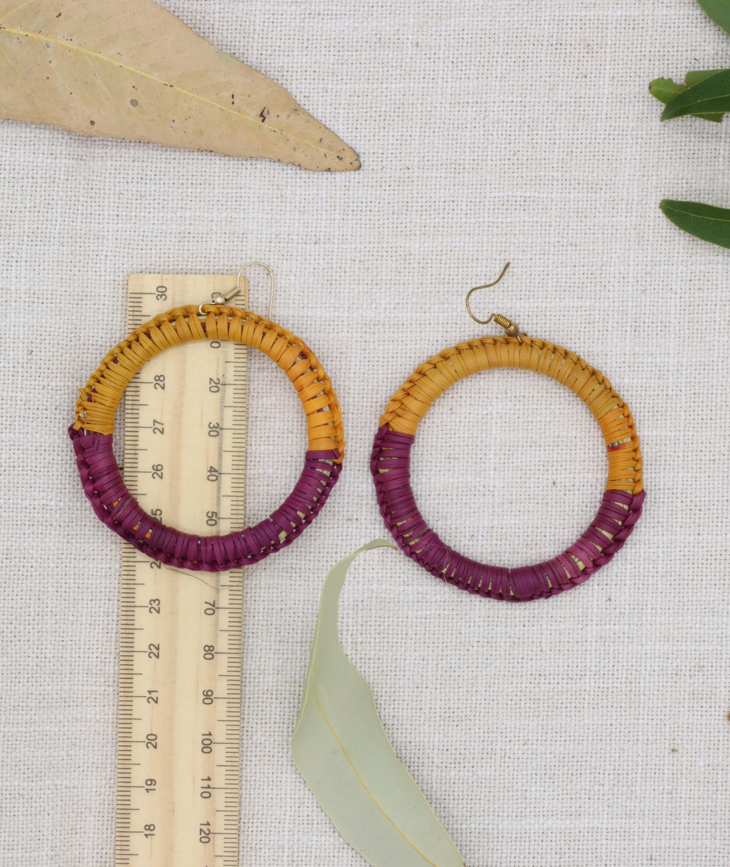 Woven Earrings by Freida Pettersson