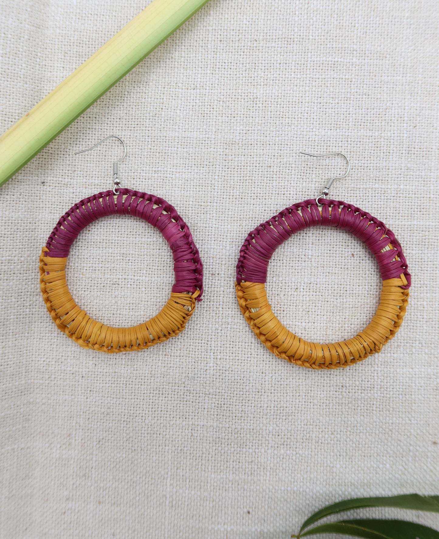 Weaving Earrings by Freida Pettersson