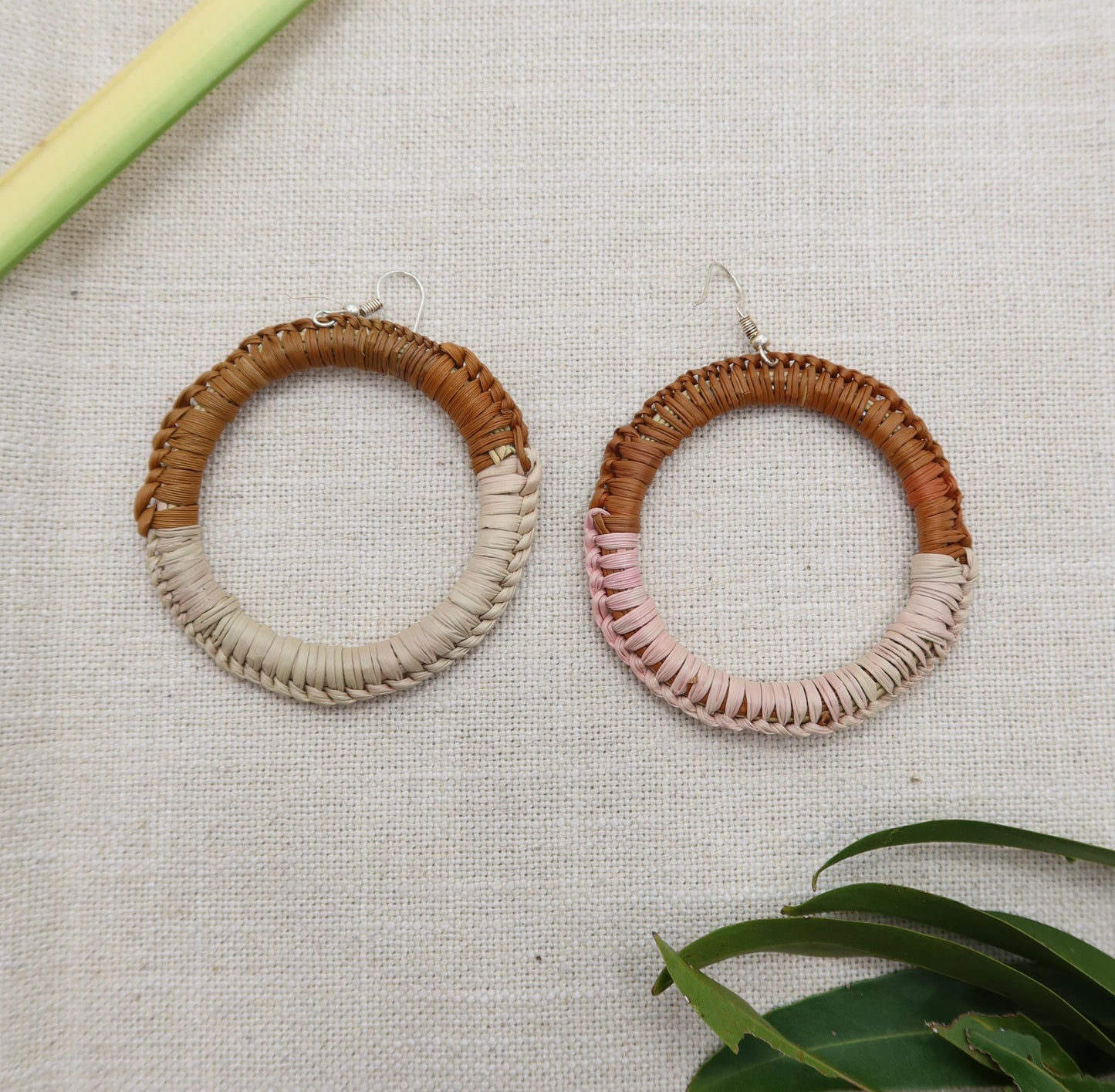 Woven Earrings by Freida Pettersson