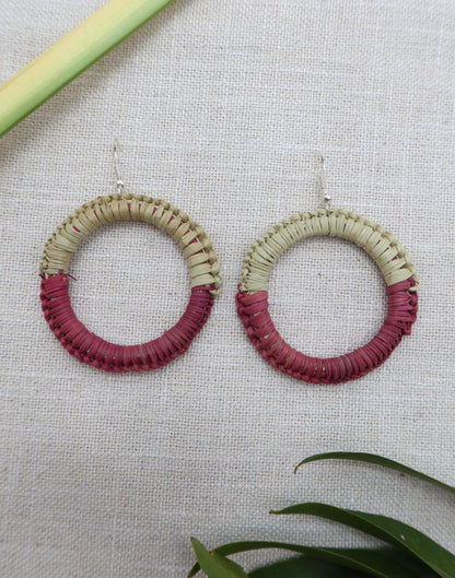 Weaving Earrings by Freida Pettesson